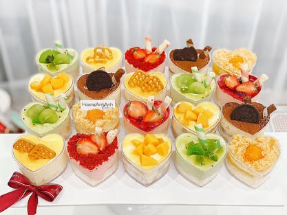 Bánh cốc hình trái tim
